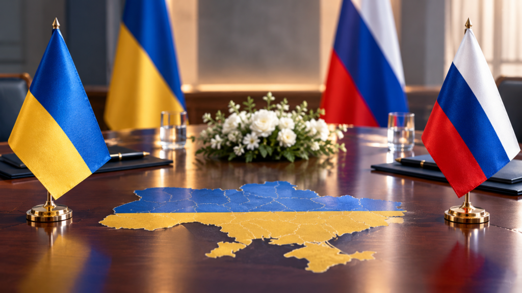 Ukraine peace negotiations and international security discussions
Copy Alt Text